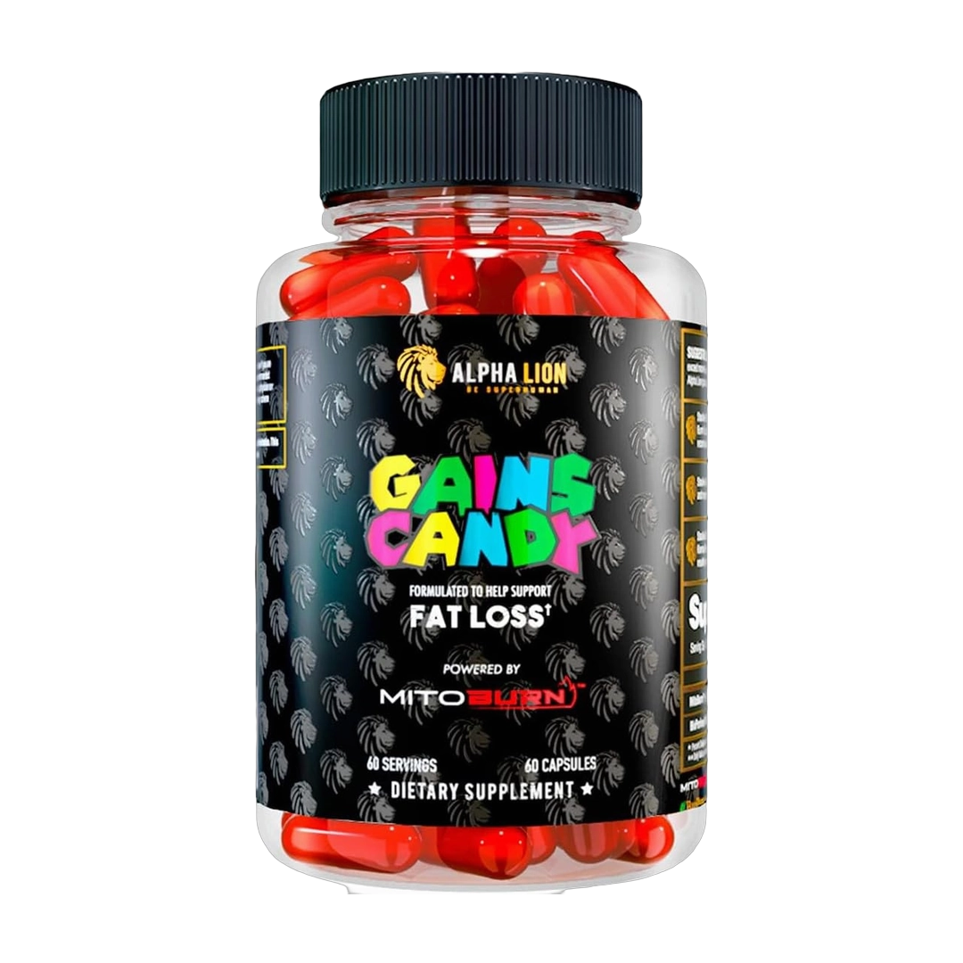 ALPHA LION, Gains Candy, MitoBurn®, 60 Capsules