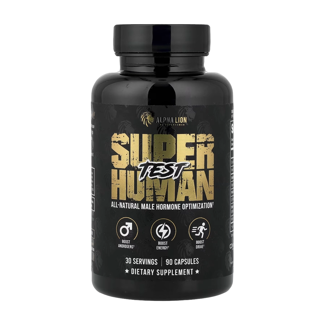 ALPHA LION, SuperHuman Test, 90 Capsules