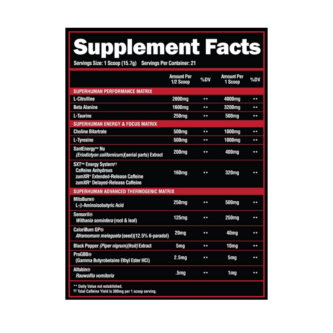 ALPHA LION, SuperHuman Burn, Cherry Popper, Sweet Black Cherry, 11.11 oz (315 g)