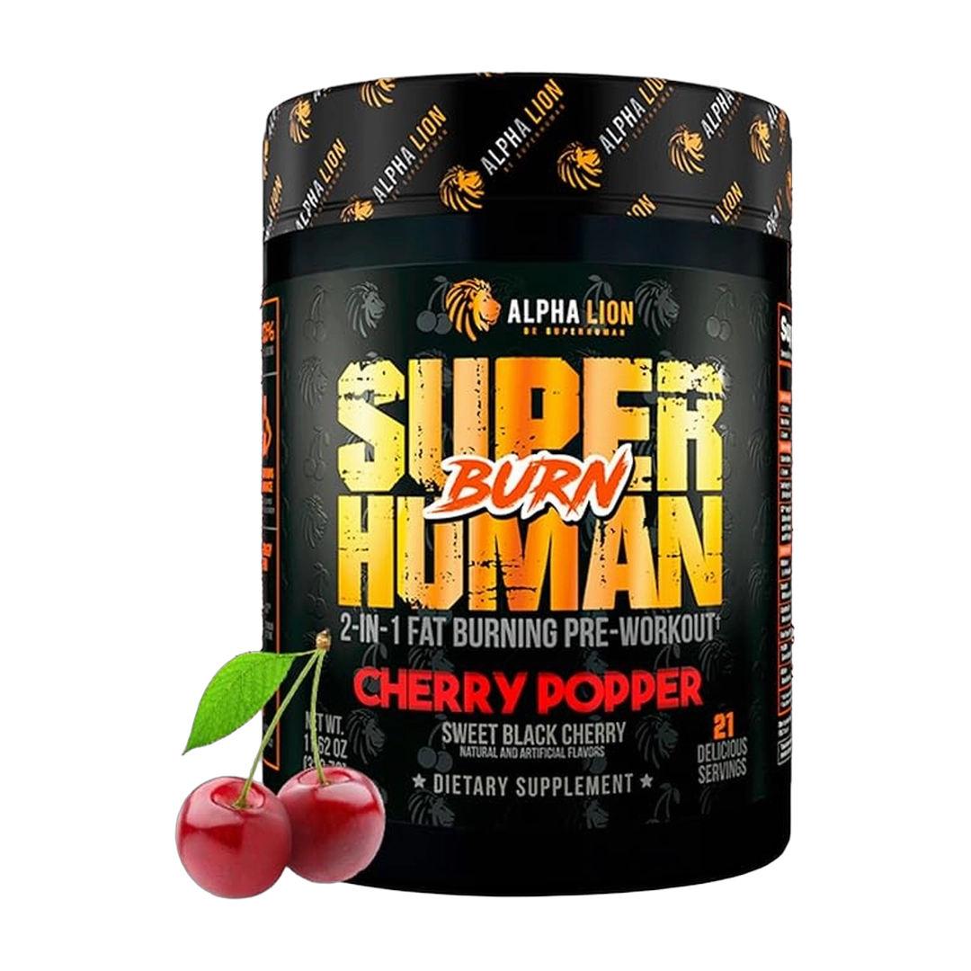 ALPHA LION, SuperHuman Burn, Cherry Popper, Sweet Black Cherry, 11.11 oz (315 g)