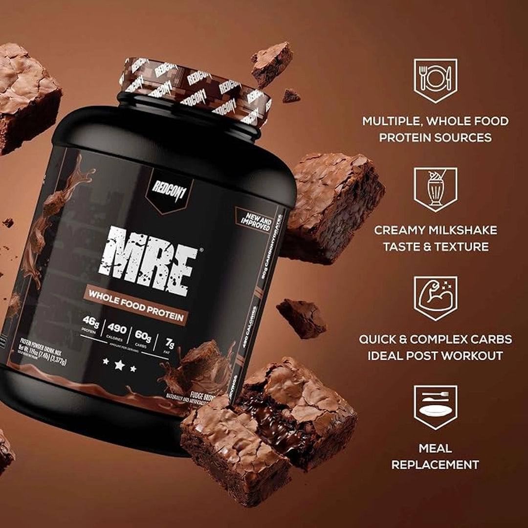 Redcon1, MRE, Whole Food Protein, Vanilla Milkshake, 7.16 lb (3,250 g)