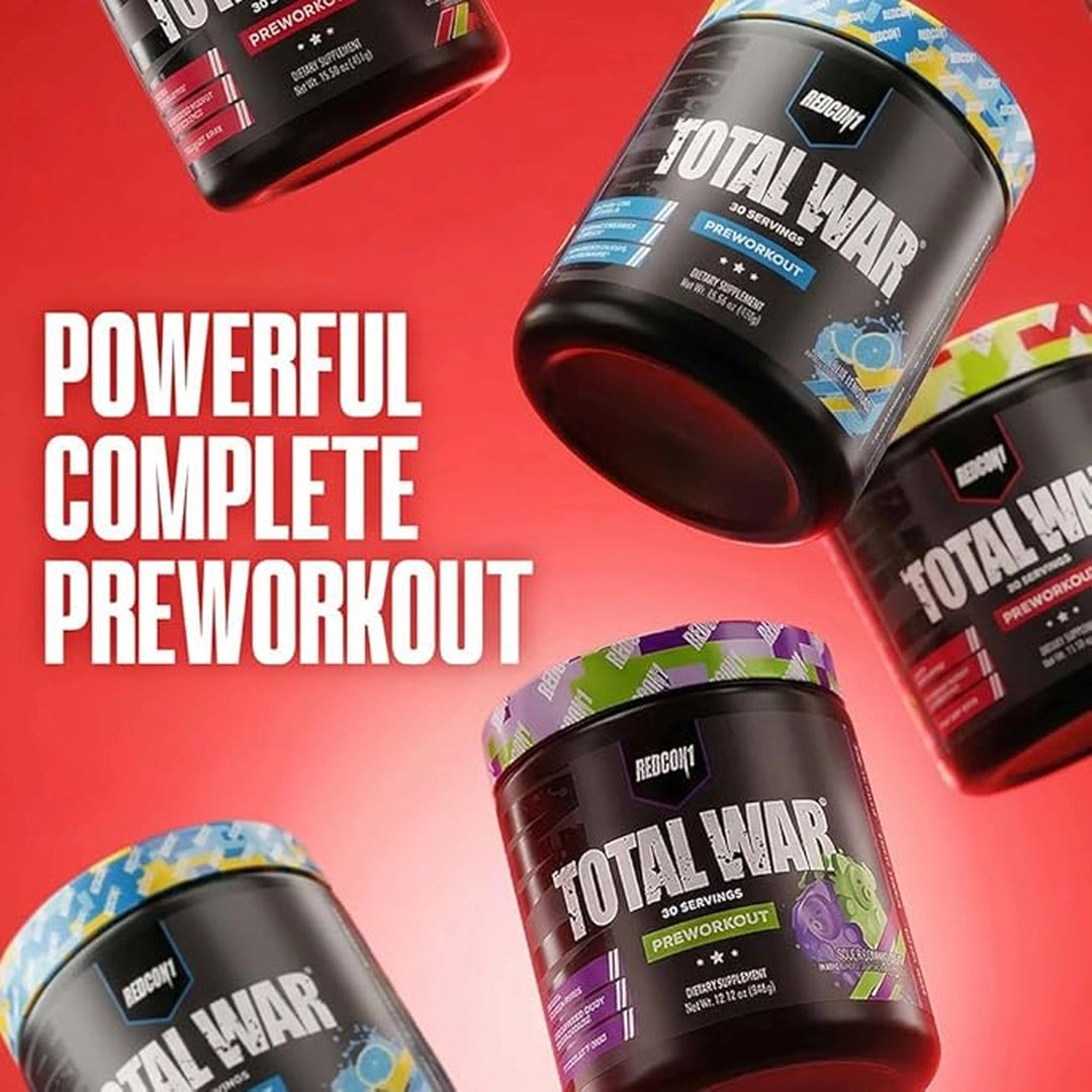 Redcon1, Total War®, Pre-Workout, Vice City Strawberry Pina Colada, 15.98 oz (453 g)