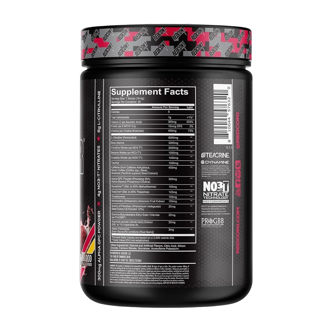 Redcon1, Total War, Black Ops, Tigers Blood, 13.69 oz, 388 g