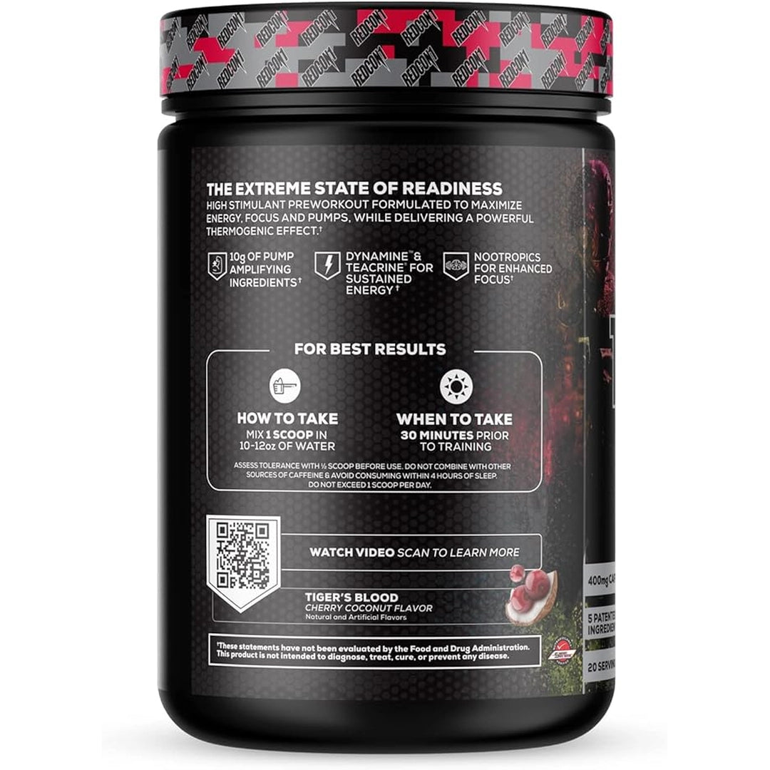 Redcon1, Total War, Black Ops, Tigers Blood, 13.69 oz, 388 g