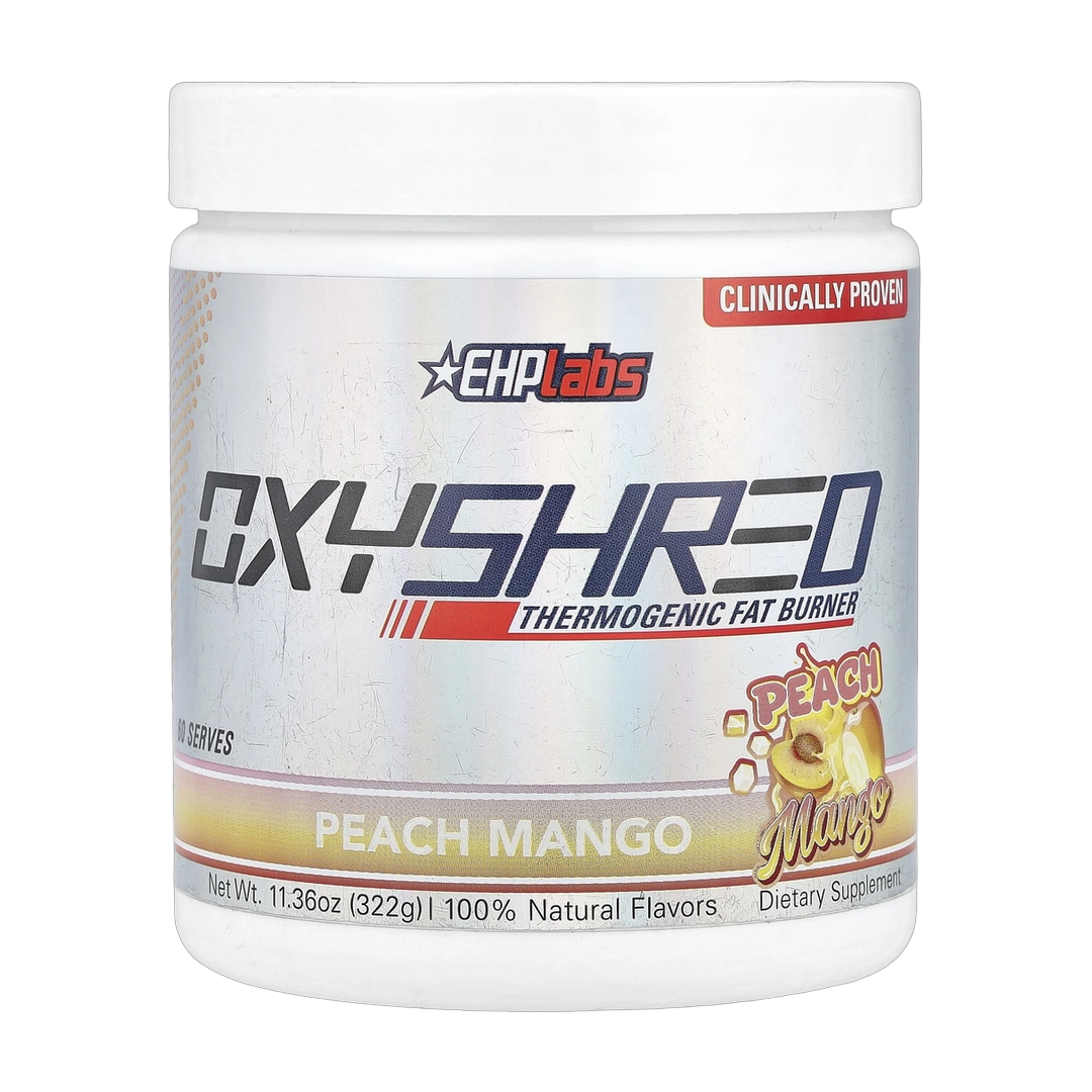 EHPlabs, OxyShred, Thermogenic Fat Burner, Peach Mango, 11.36 oz (322 g)