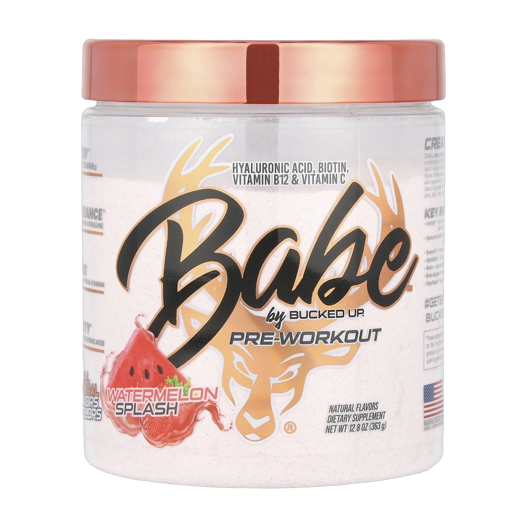 Bucked Up, Babe, Pre-Workout, Watermelon Splash, 12.8 oz (363 g)