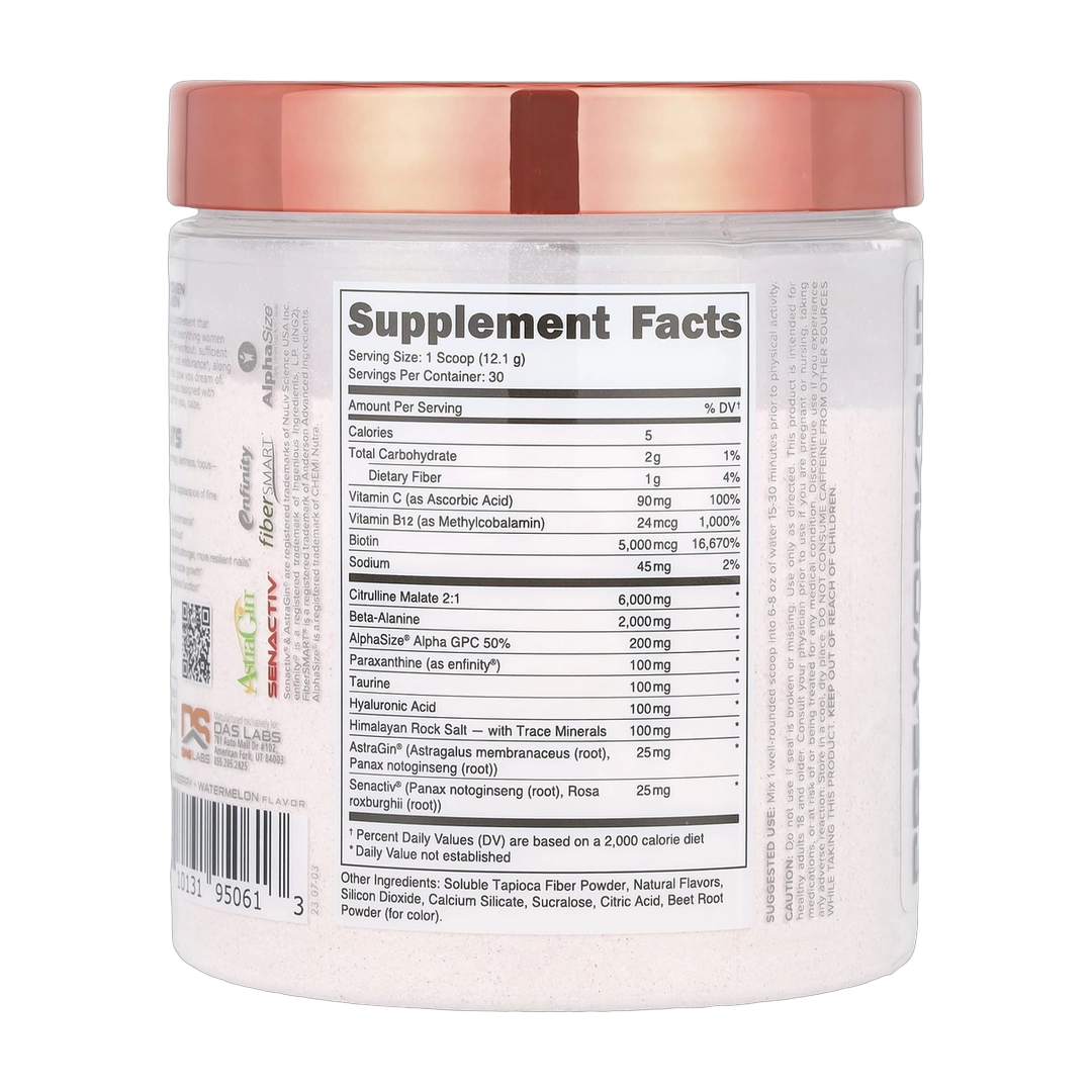 Bucked Up, Babe, Pre-Workout, Watermelon Splash, 12.8 oz (363 g)
