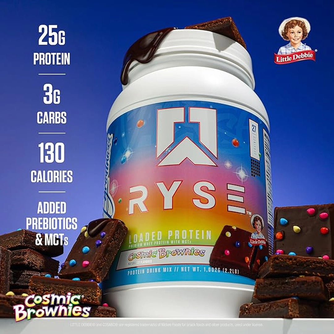 RYSE, Loaded Protein, Little Debbie® Cosmic® Brownies, 2.2 lb (1,002 g)