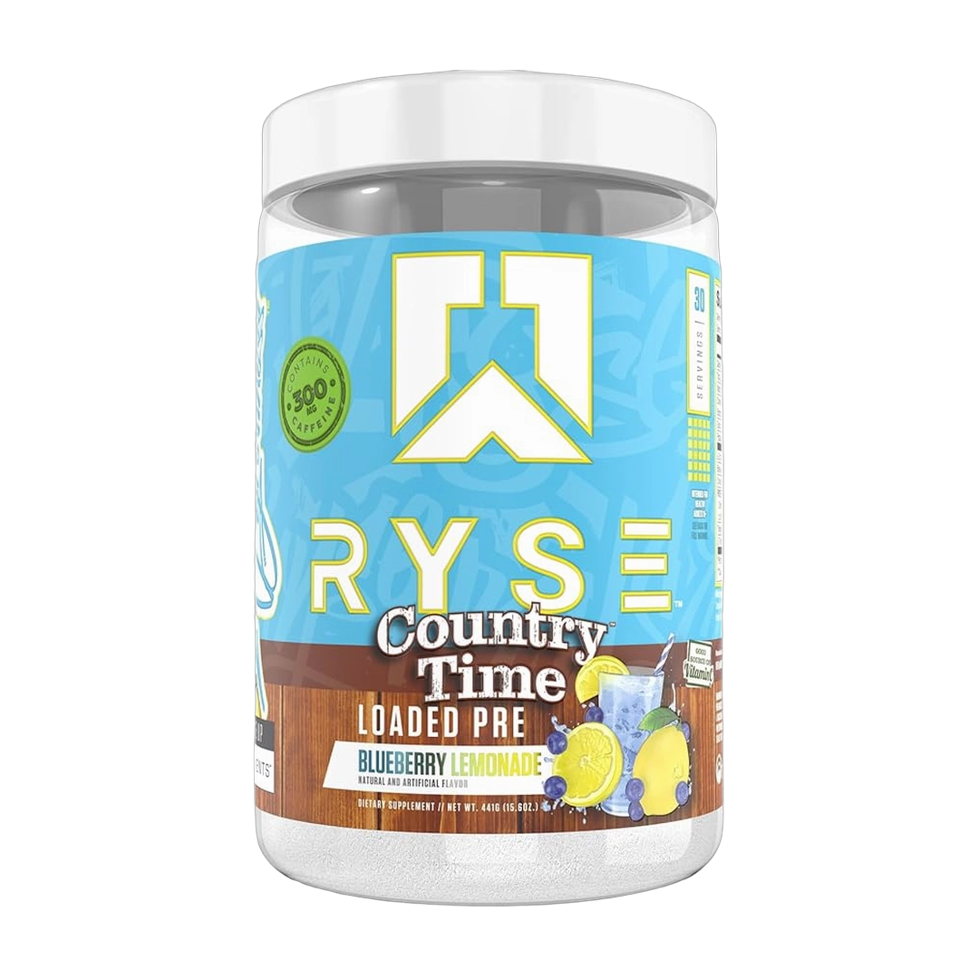 RYSE, Loaded Pre-Workout, Country Time Blueberry, 15.6 oz, 441 g