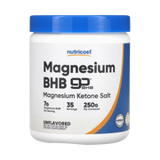 Nutricost, Magnesium BHB, goBHB, Unflavored, 8.8 oz, 250 g front packaging view