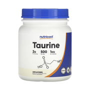 Nutricost, Taurine, Unflavored, 35.7 oz, 1 kg front packaging view