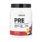 Nutricost, Performance, Pre-Workout Complex, Fruit Punch, 1.6 lb, 714 g front packaging view
