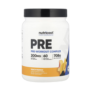 Nutricost, Performance, Pre-Workout Complex, Peach Mango, 1.6 lb, 708 g front packaging view