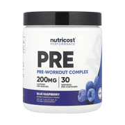 Nutricost, Performance, Pre-Workout Complex, Blue Raspberry, 13.8 oz, 387 g front packaging view