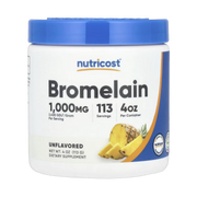 Nutricost, Bromelain, Unflavored , 4 oz, 113 g front packaging view