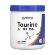 Nutricost, Taurine, Unflavored, 8.9 oz, 250 g front packaging view