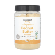 Nutricost, Pantry, Organic Peanut Butter Powder, 12.6 oz, 354 g front packaging view