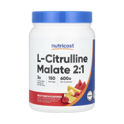 Nutricost, L-Citrulline Malate 2:1, Fruit Punch, 1.3 lb, 600 g front packaging view