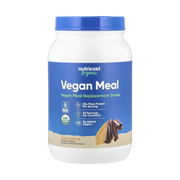Nutricost, Organic Vegan Meal, Chocolate PB, 3.9 lb, 1,763 g front packaging view