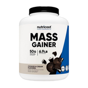 Nutricost, Mass Gainer, Cookies N Cream Flavor, 6.9 lb front packaging view