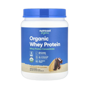Nutricost, Organic Whey Protein, Chocolate PB, 1 lb, 454 g front packaging view
