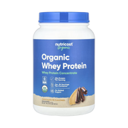 Nutricost, Organic Whey Protein, Chocolate PB, 2 lb, 907 g front packaging view