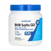 Nutricost, BHB Salts, goBHB, Unflavored, 0.97 lb, 442 g front packaging view
