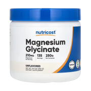 Nutricost, Magnesium Glycinate, Unflavored , 8.9 oz, 250 g front packaging view