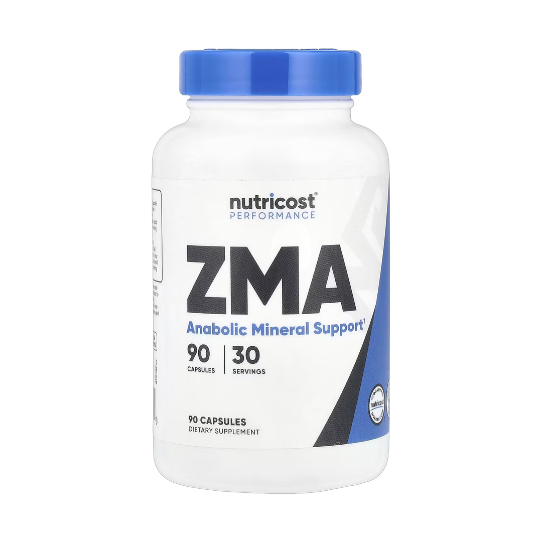 Nutricost, Performance, ZMA, 90 Capsules front packaging view