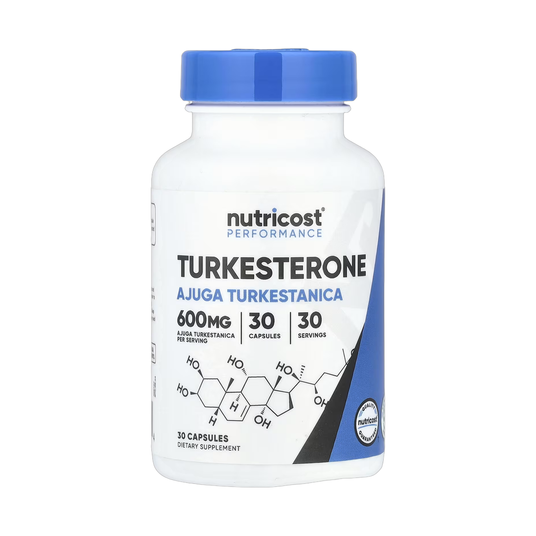 Nutricost, Performance, Turkesterone, 30 Capsules front packaging view