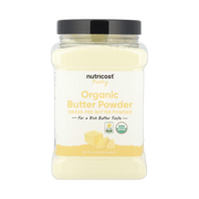 Nutricost, Pantry, Organic Butter Powder, 24.3 oz, 680 g front packaging view