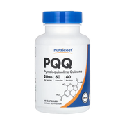 Nutricost, PQQ, 20 mg, 60 Capsules front packaging view