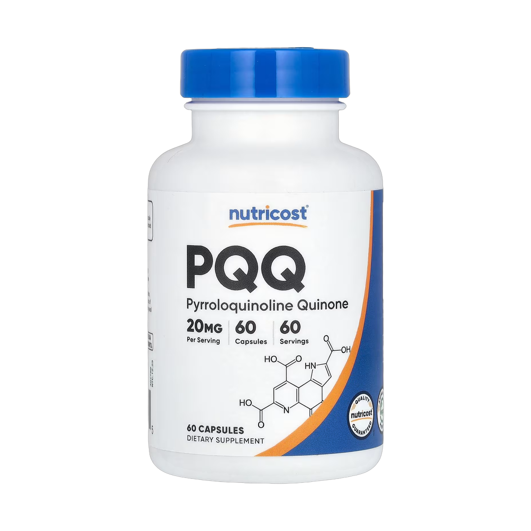 Nutricost, PQQ, 20 mg, 60 Capsules front packaging view