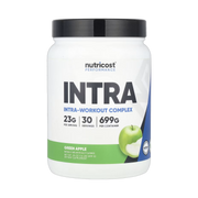Nutricost, Performance, Intra-Workout Complex, Green Apple, 1.6 lb, 699 g front packaging view