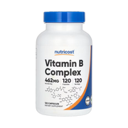 Nutricost, Vitamin B Complex, 462 mg, 120 Capsules front packaging view