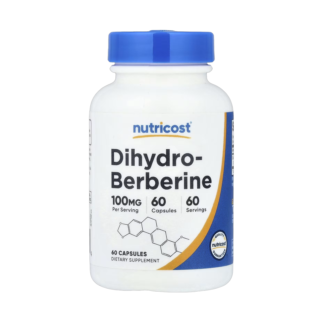 Nutricost, Dihydroberberine, 100 mg , 60 Capsules front packaging view