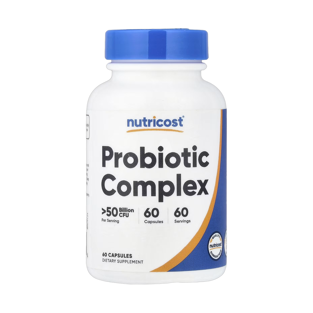 Nutricost, Probiotic Complex, >50 Billion CFU, 60 Capsules front packaging view