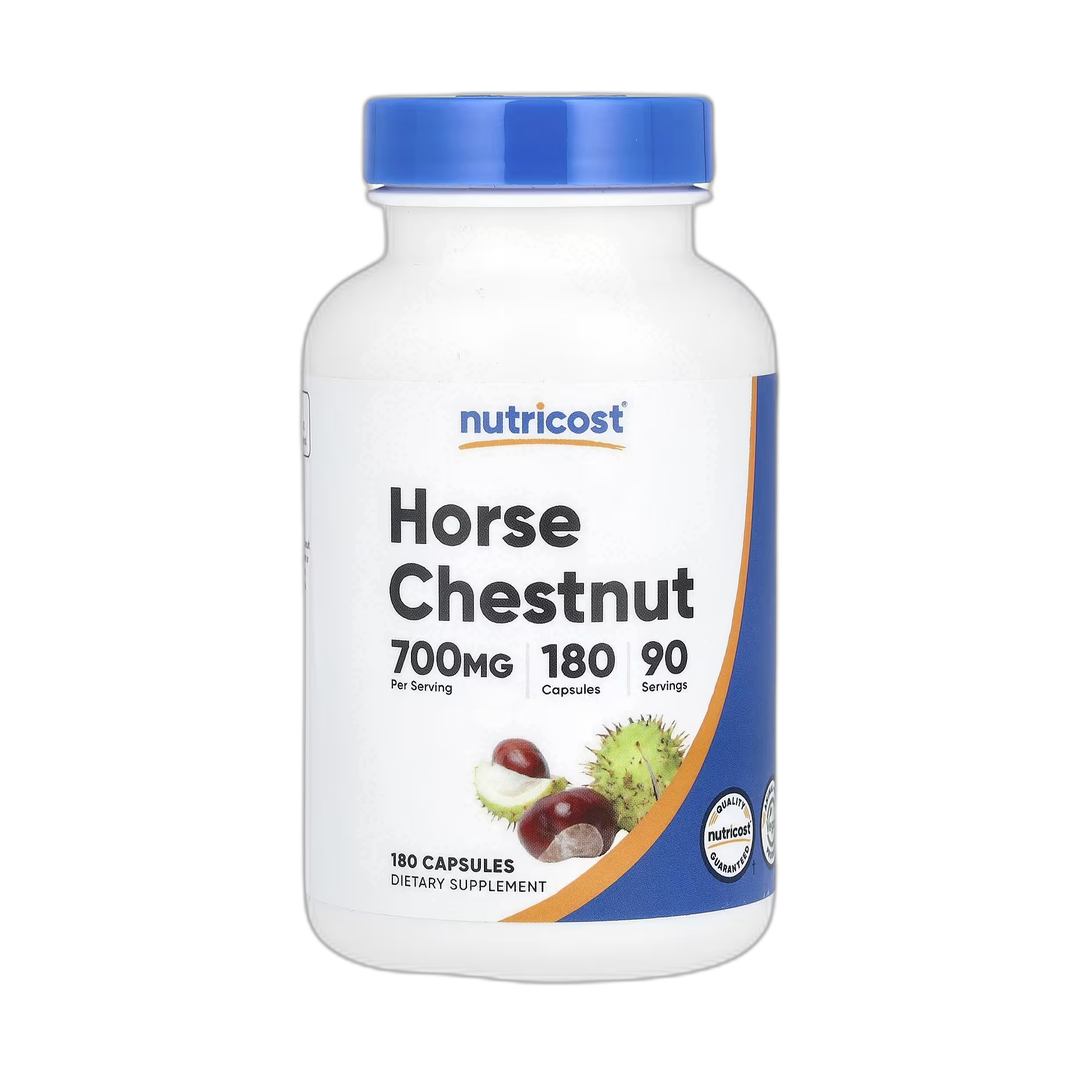Nutricost, Horse Chestnut, 180 Capsules front packaging view