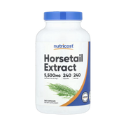 Nutricost, Horsetail Extract, 5,500 mg, 240 Capsules front packaging view
