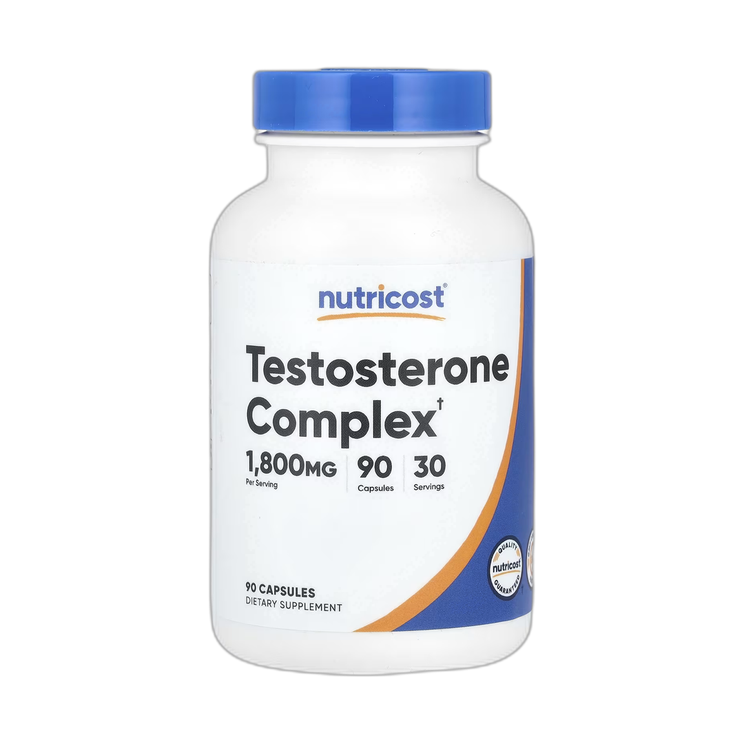 Nutricost, Testosterone Complex, 90 Capsules front packaging view
