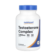 Nutricost, Testosterone Complex, 90 Capsules front packaging view