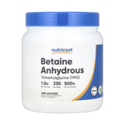 Nutricost, Betaine Anhydrous, Unflavored, 17.9 oz, 500 g front packaging view