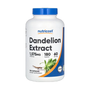 Nutricost, Dandelion Extract, 180 Capsules front packaging view