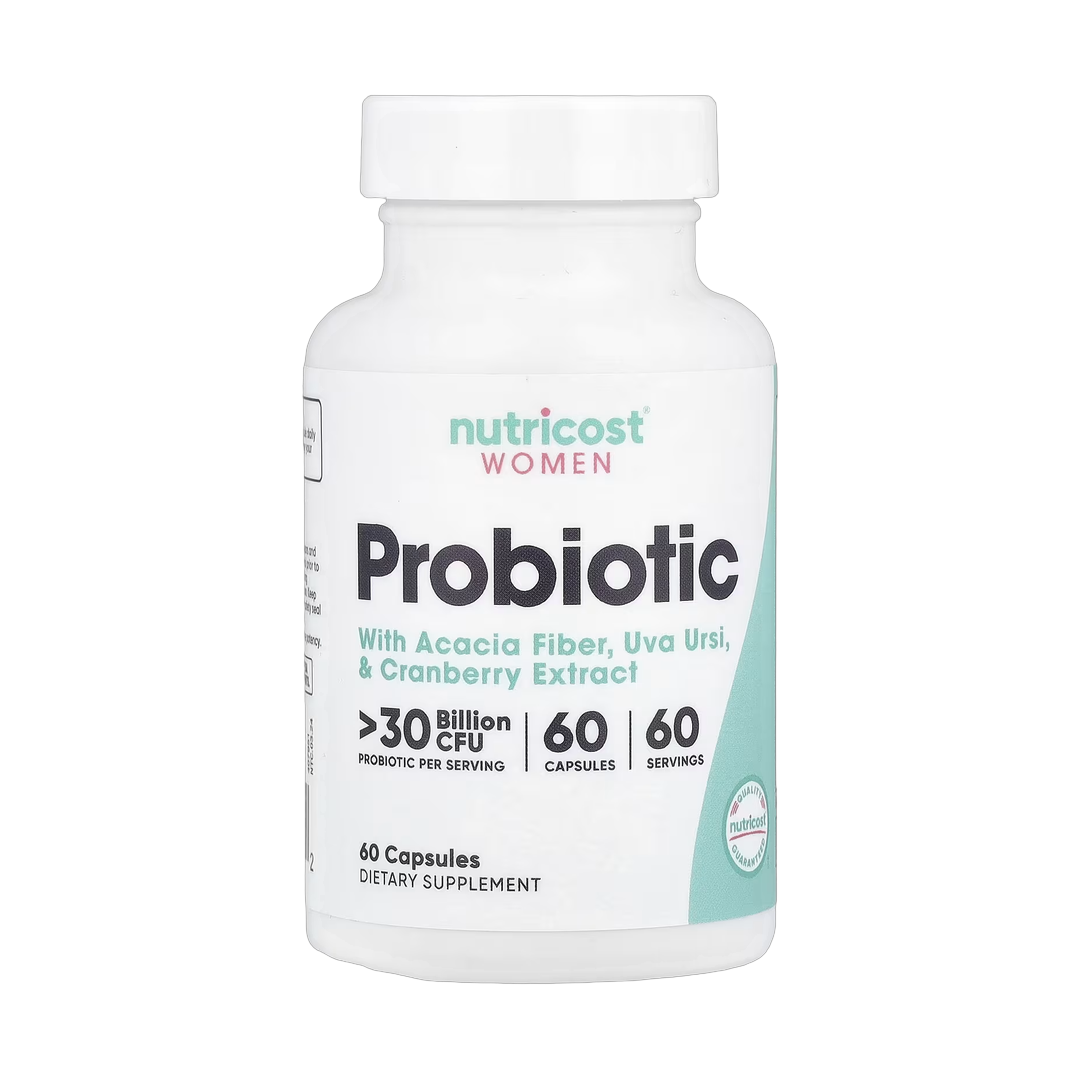 Nutricost, Women, Probiotic, >30 Billion CFU, 60 Capsules front packaging view