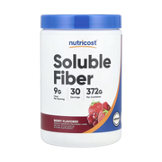 Nutricost, Soluble Fiber, Berry, 13.3 oz, 372 g front packaging view