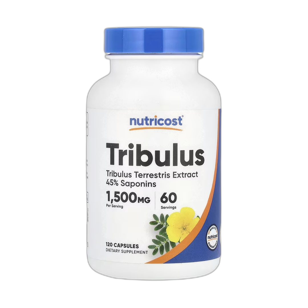 Nutricost, Tribulus, 120 Capsules front packaging view