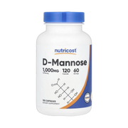 Nutricost, D-Mannose, 120 Capsules front packaging view