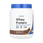 Nutricost, Whey Protein Concentrate, Milk Chocolate, 1.5 lb, 680 g front packaging view