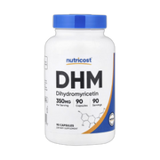 Nutricost, DHM, 350 mg, 90 Capsules front packaging view