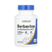 Nutricost, Berberine, 60 Capsules front packaging view